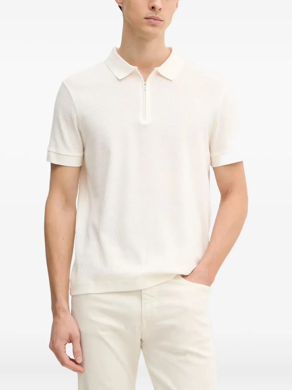 Joop! cotton polo shirt | White | Image 1