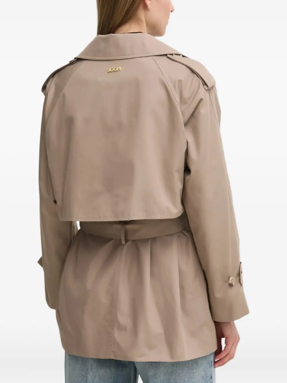 Joop! Trenchcoat met ceintuur Beige