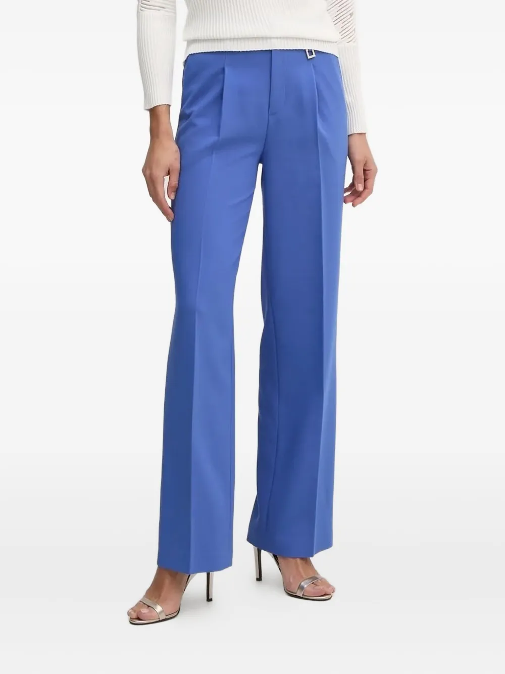Joop! Marlene pleated-front trousers Blauw