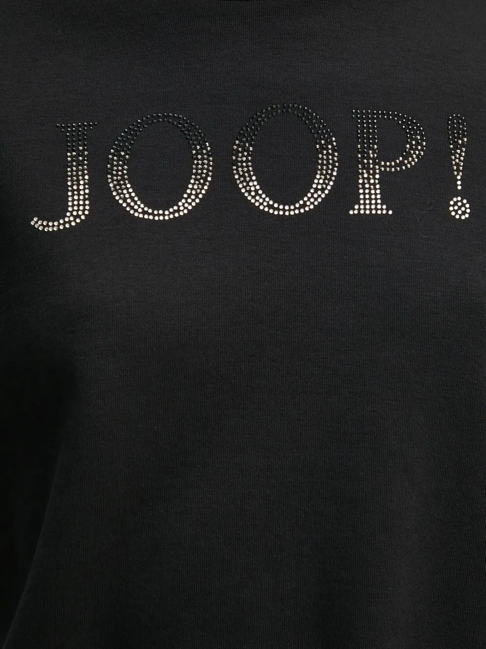 Joop! Sweater met kristallen Zwart