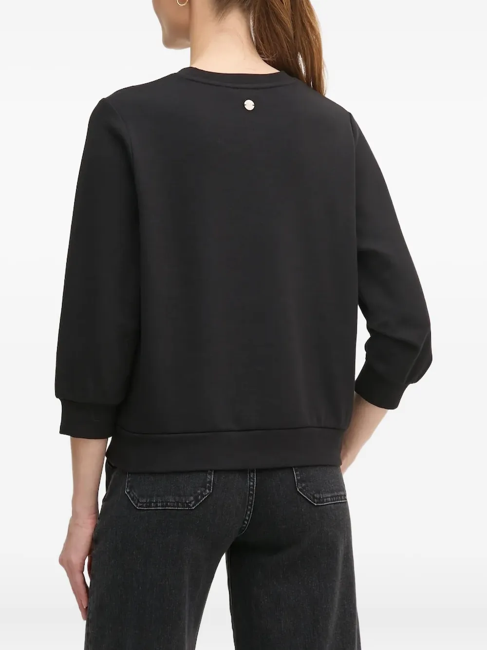 Joop! Sweater met kristallen Zwart