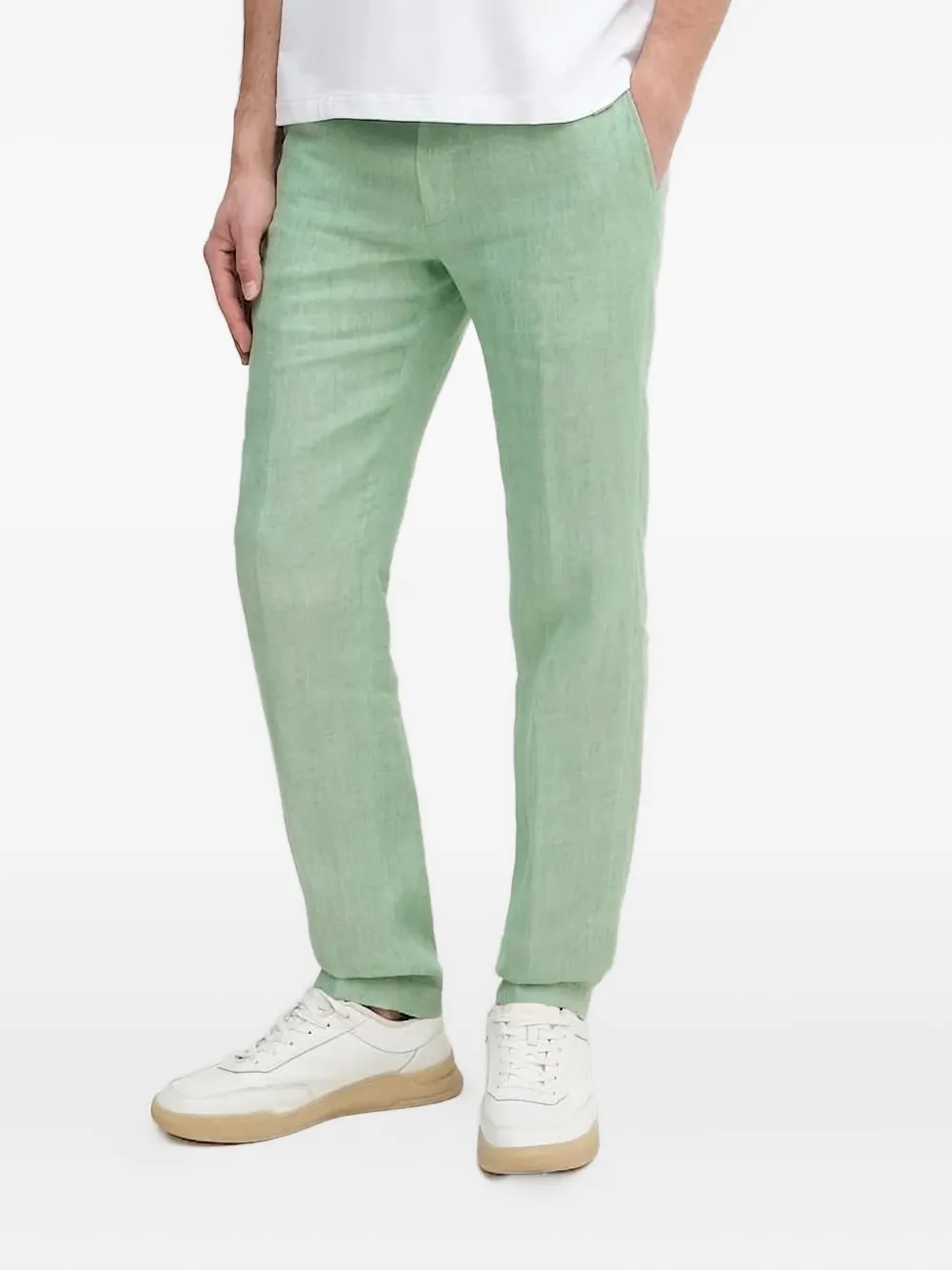 Joop! Hank linnen chino Groen