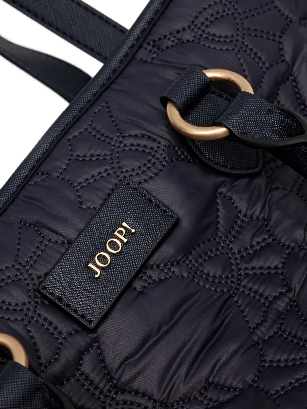 Joop! Gewatteerde shopper Zwart