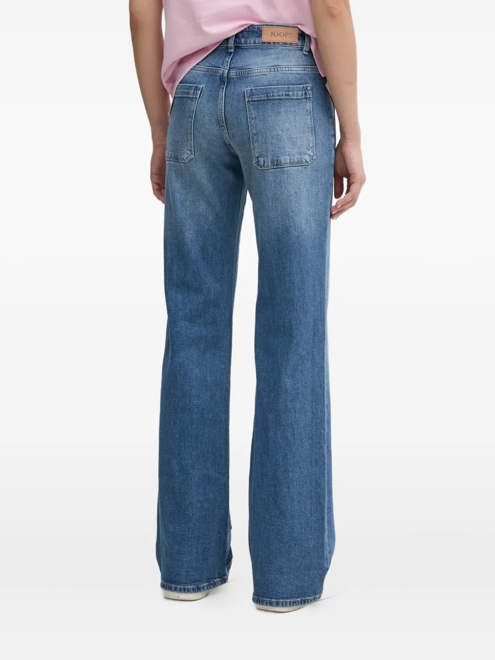 Joop! Emilia jeans met opgestikte zak - Blauw