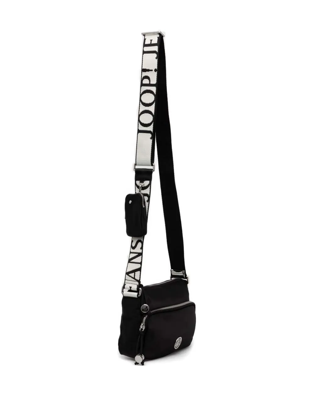 Joop! Boekentas met logoband Zwart