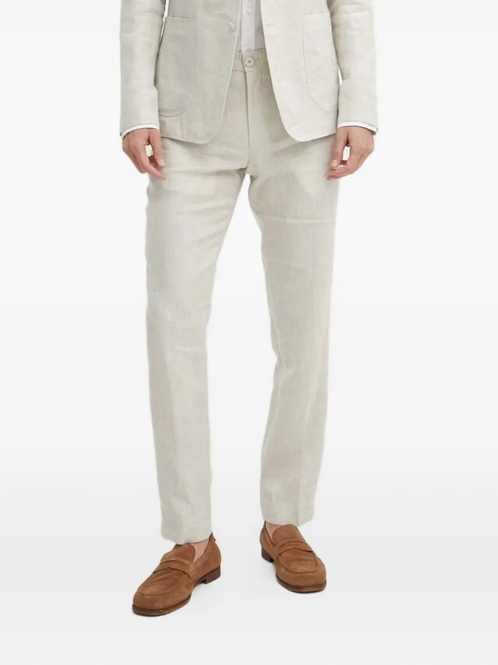 Joop! Hank linnen broek Wit