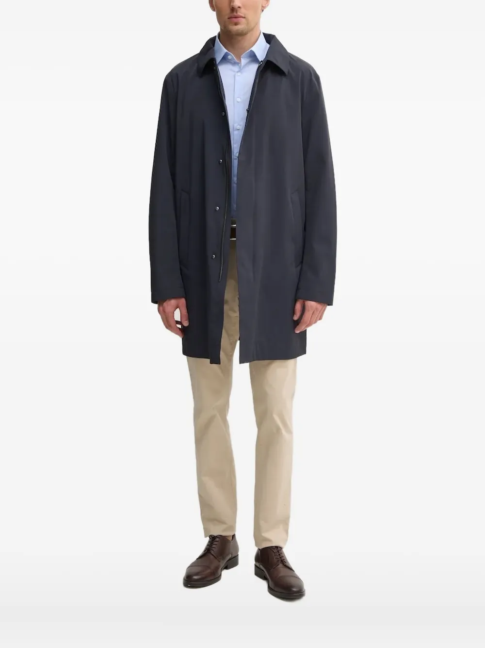 Joop Dillon Travel Coat In Blue