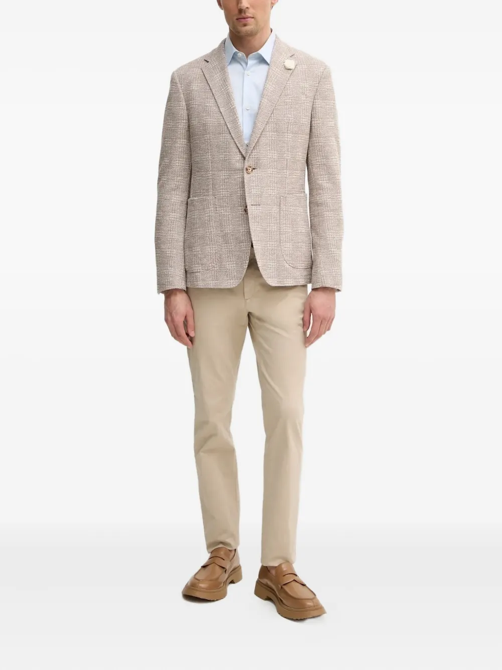 Joop Single-breasted Blazer In Neutral