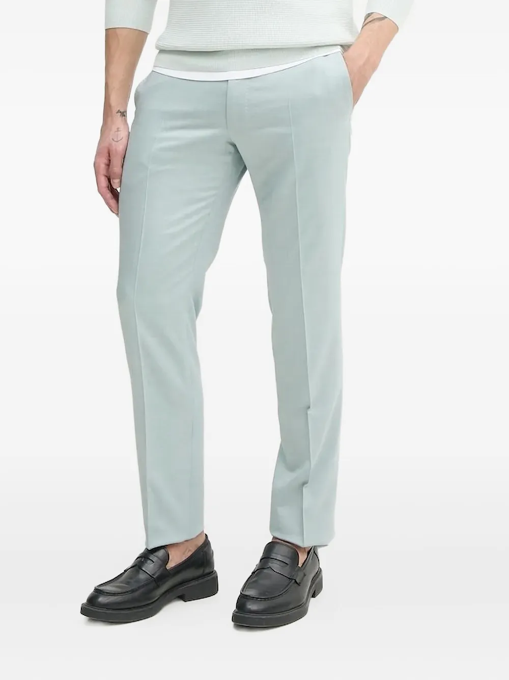 Joop! Blayr broek met rechte voorkant Blauw