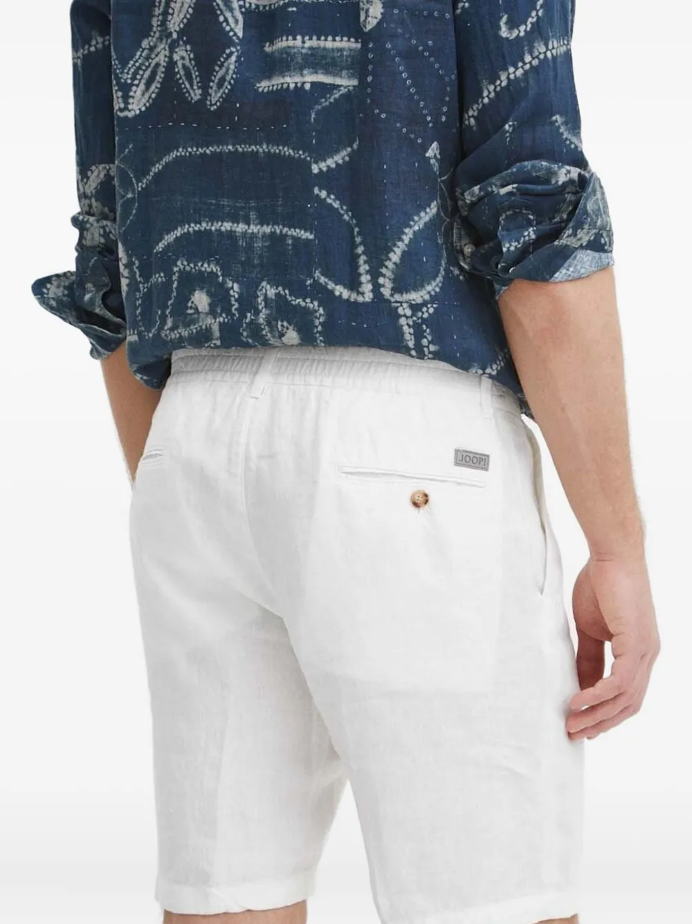 Joop! linen shorts Wit