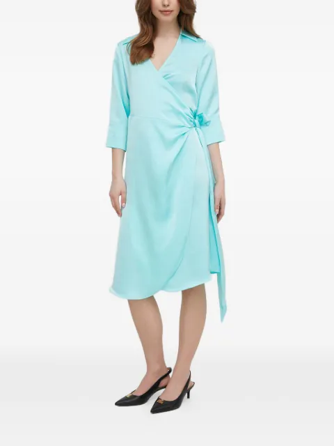 Joop! tie V-neck dress
