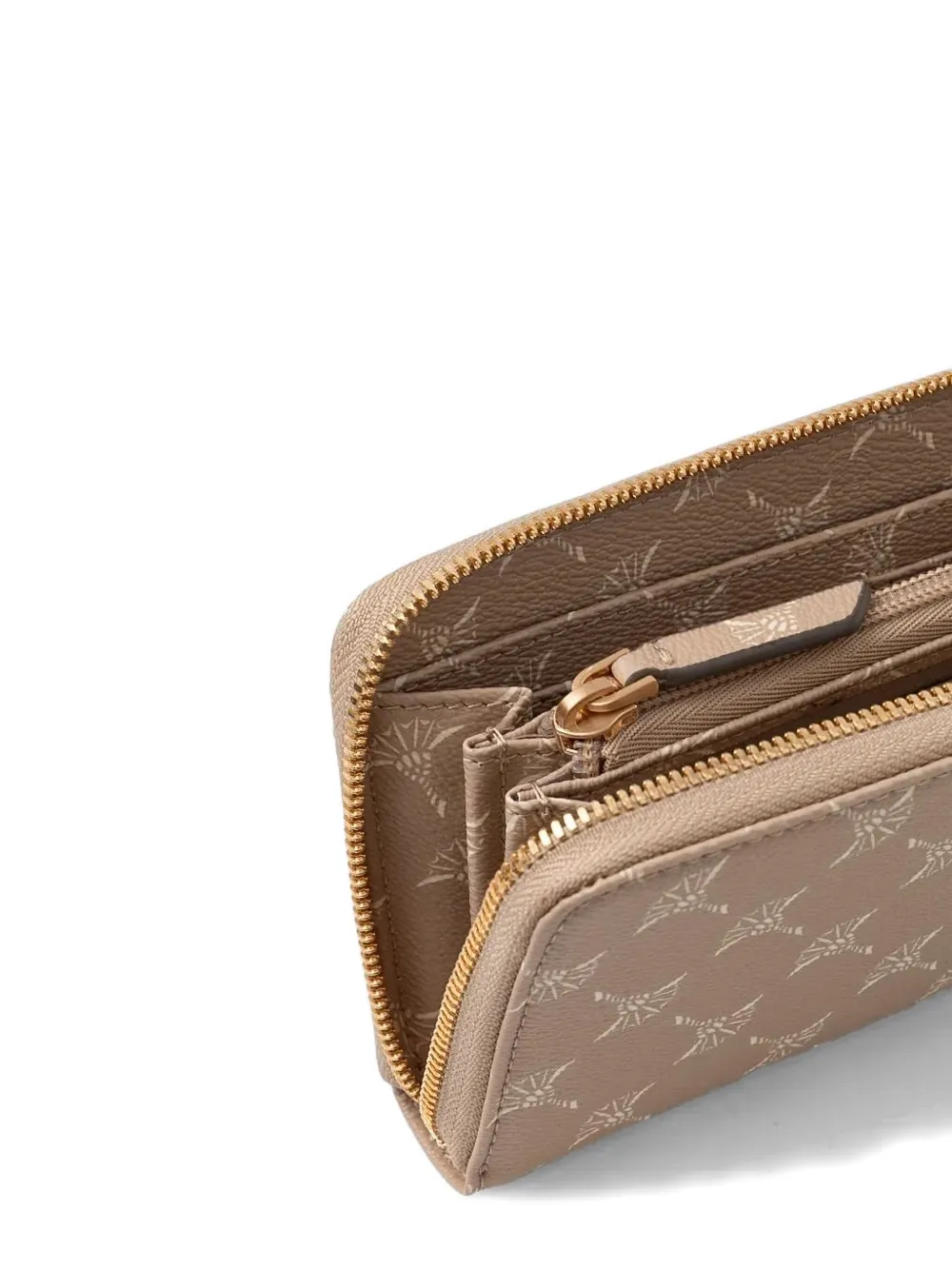 Joop Melete Monogram-pattern Wallet In Neutral