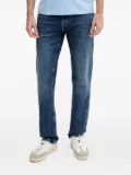 Joop! leather-patch jeans - Blue