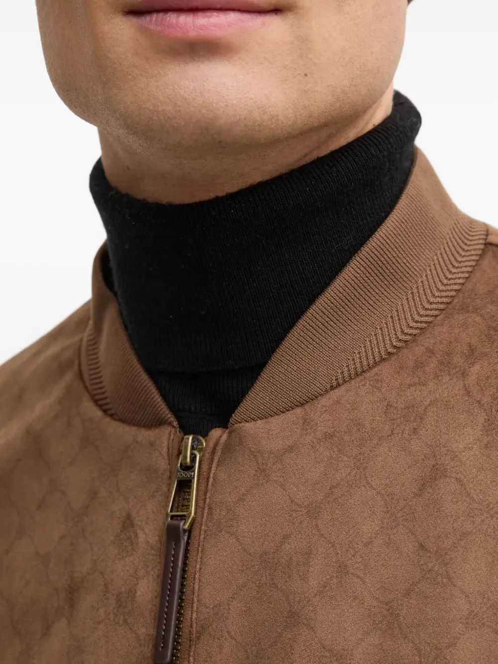 Joop Lutiano Bomber Jacket In Brown