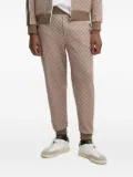 Joop! Talib monogram-pattern track pants - Brown