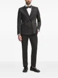 Joop! double-breasted patterned suit - Black