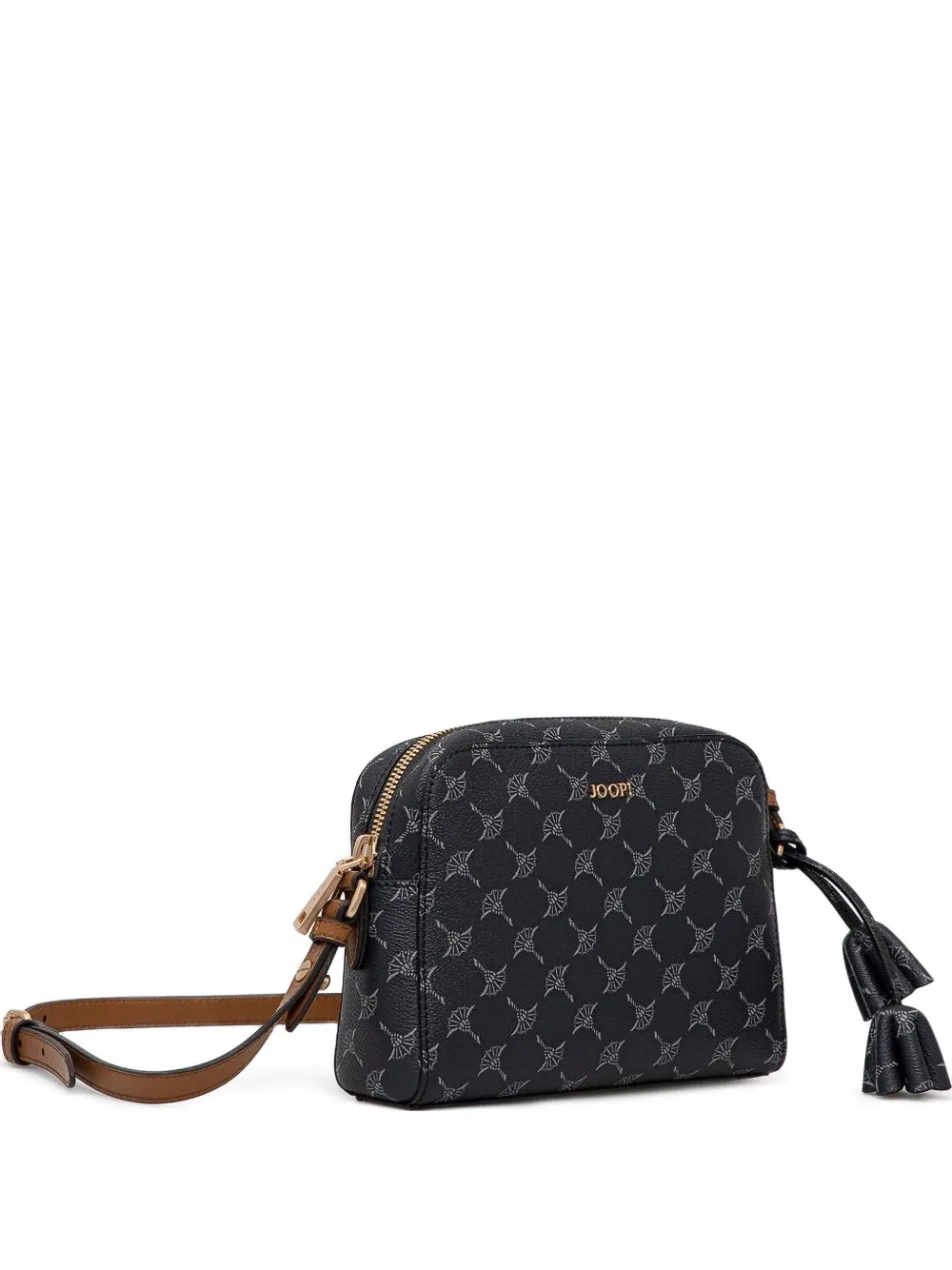 Joop! Corina Cloe crossbodytas met monogram en kwastje Zwart