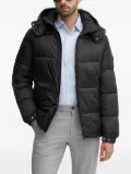 Joop! Ambro quilted hooded jacket - Black