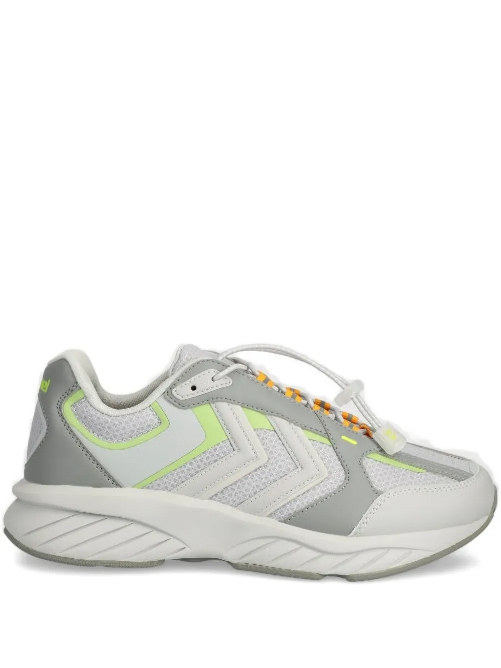Hummel Reach LX 6000 SV lace-up panelled sneakers | White | Image 1