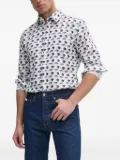 Joop! pufferfish-print shirt - White