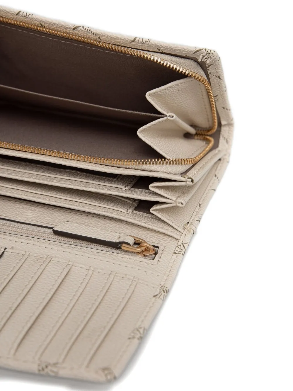 Joop! Portemonnee met bloemenprint Beige