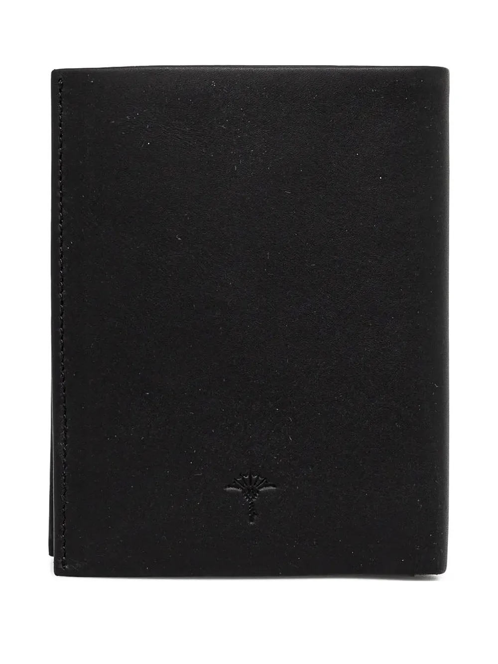 Joop Debossed-logo Tri-fold Leather Wallet In Black