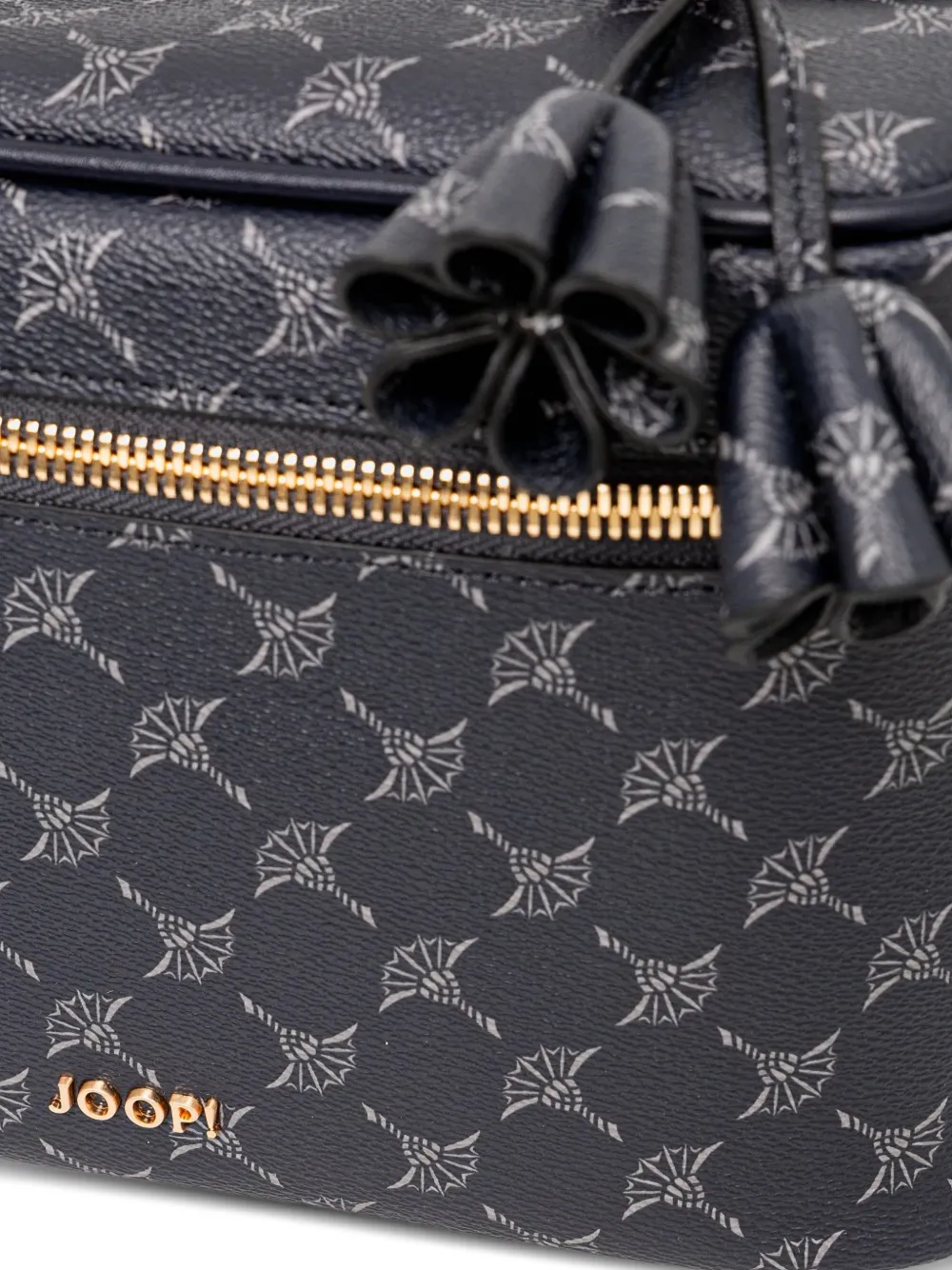 Joop! Cortina Flora make-up tas met bloemenprint en handgreep Blauw