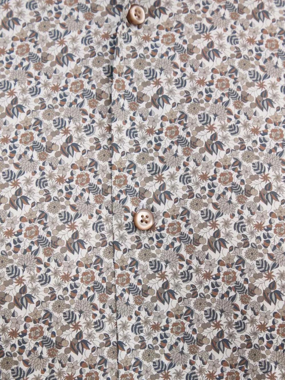 Joop! Overhemd met bloemenprint Beige