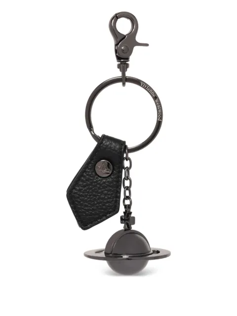 Vivienne Westwood 3D Orb leather keyring