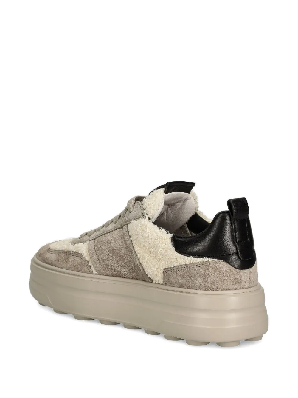 Kennel & Schmenger shearling-panel sneakers - Grijs