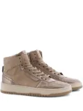 Kennel & Schmenger zip-fastening high-top sneakers - Brown