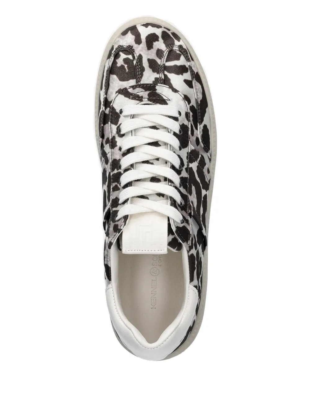 Kennel & Schmenger Leopard-print Sneakers In Gray