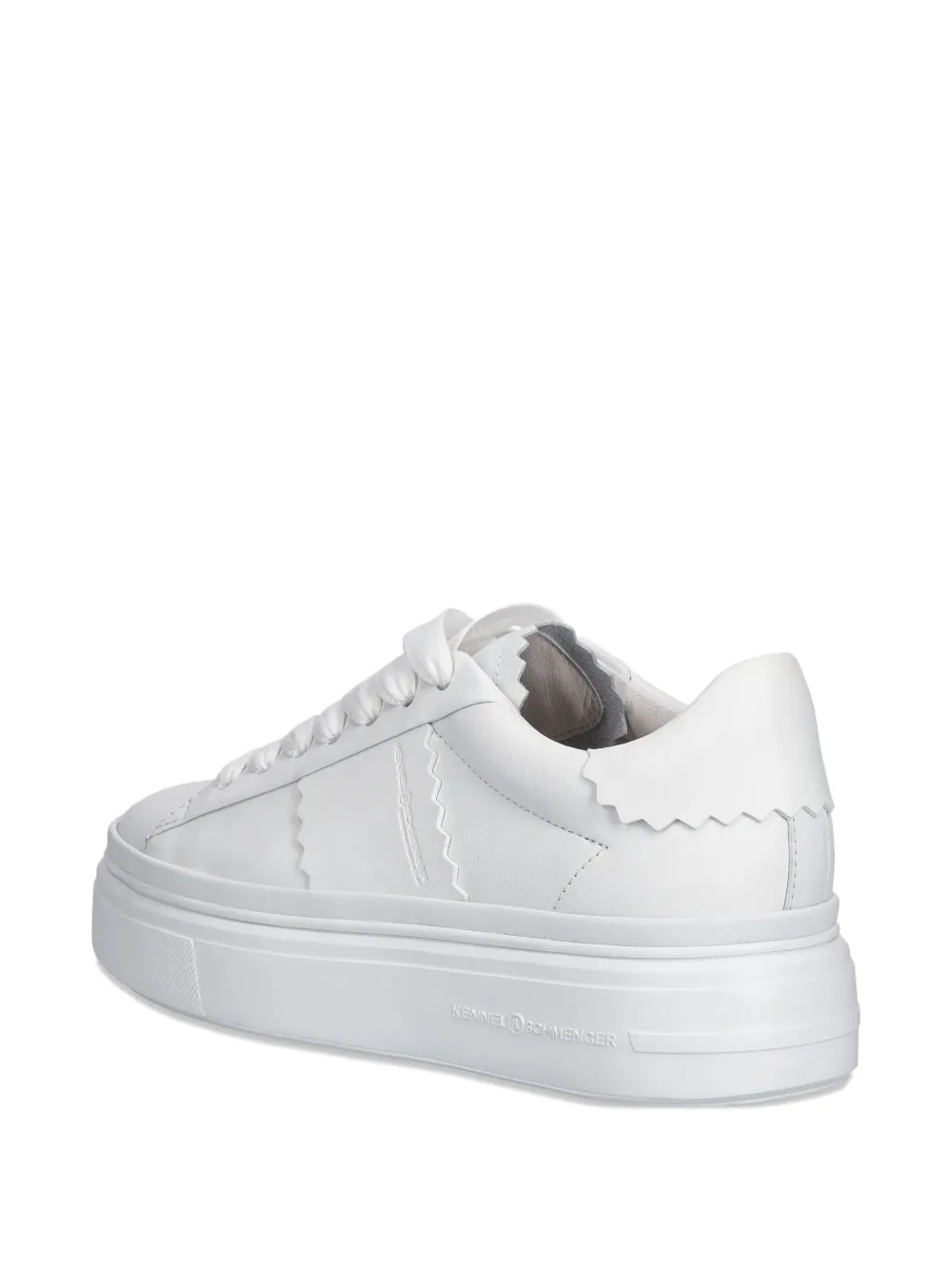 Kennel & Schmenger Dive Wavy-detail Sneakers In White