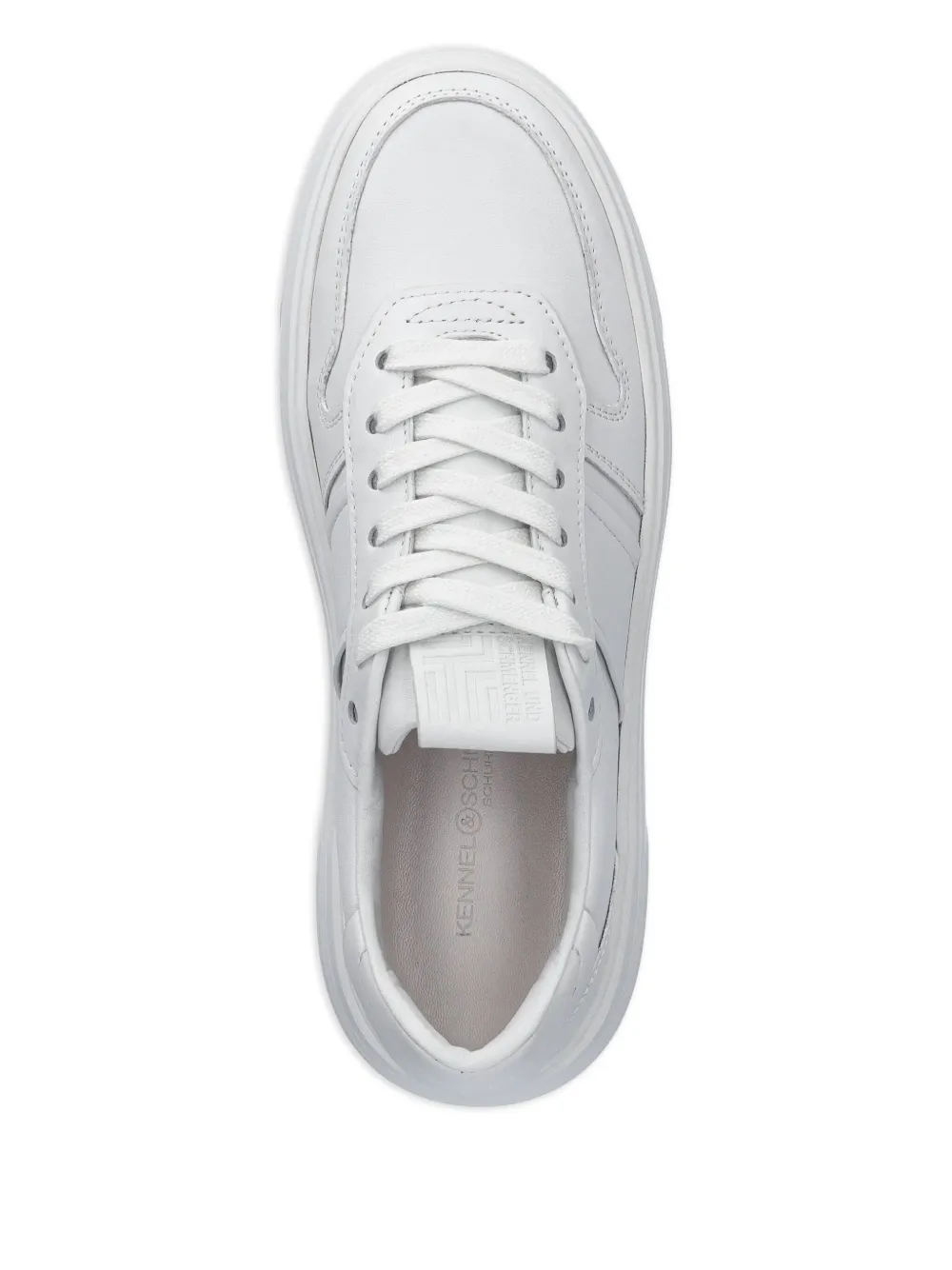 Kennel & Schmenger Sneakers met plateauzool Wit