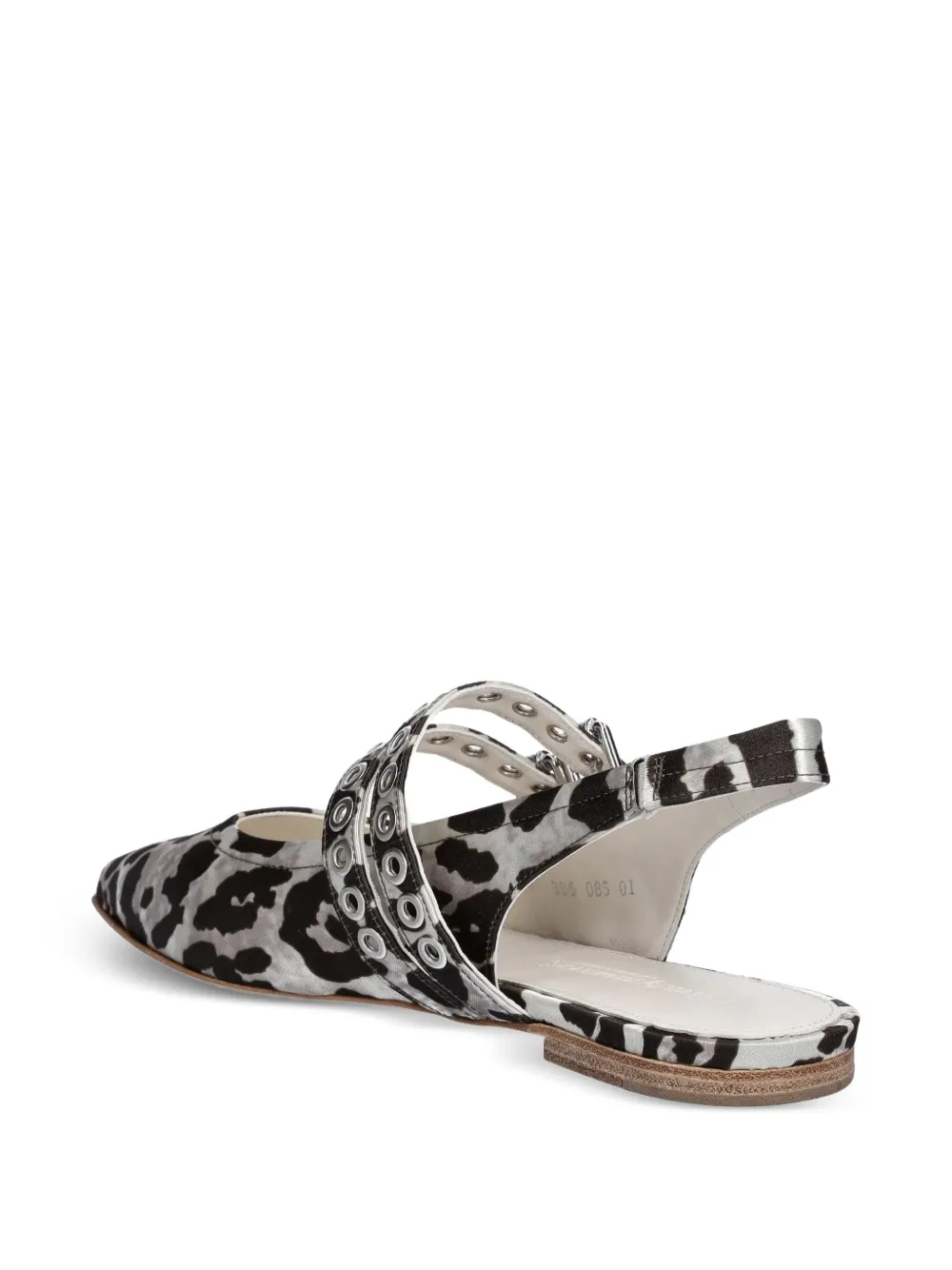 Kennel & Schmenger Greta double-buckle flats White