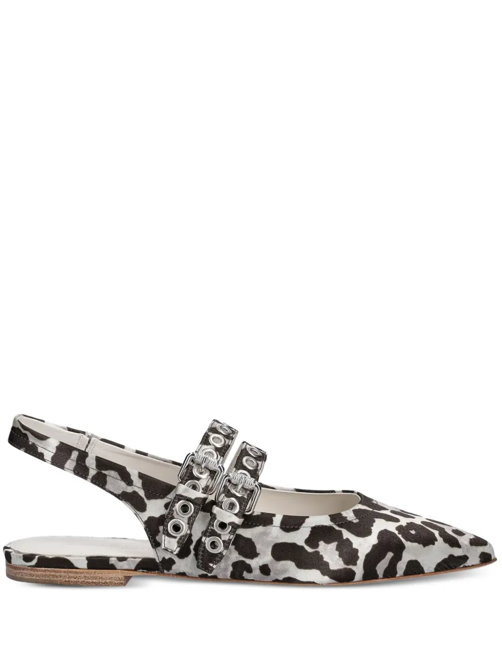 Kennel & Schmenger Greta double-buckle flats White