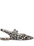 Kennel & Schmenger Greta double-buckle flats - White