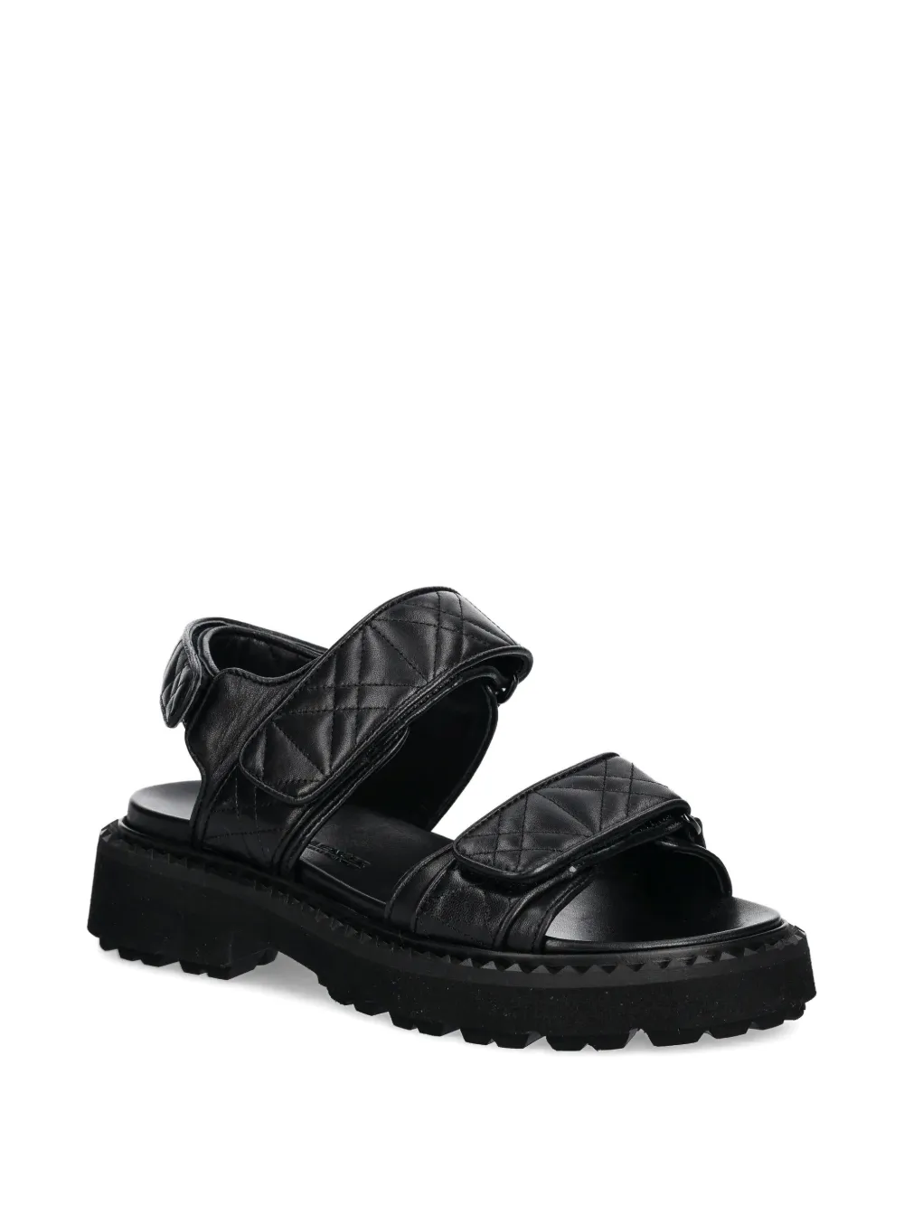 Kennel & Schmenger quilted platform sandals | Flat Sandals | Image 2