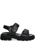 Kennel & Schmenger quilted platform sandals - Black