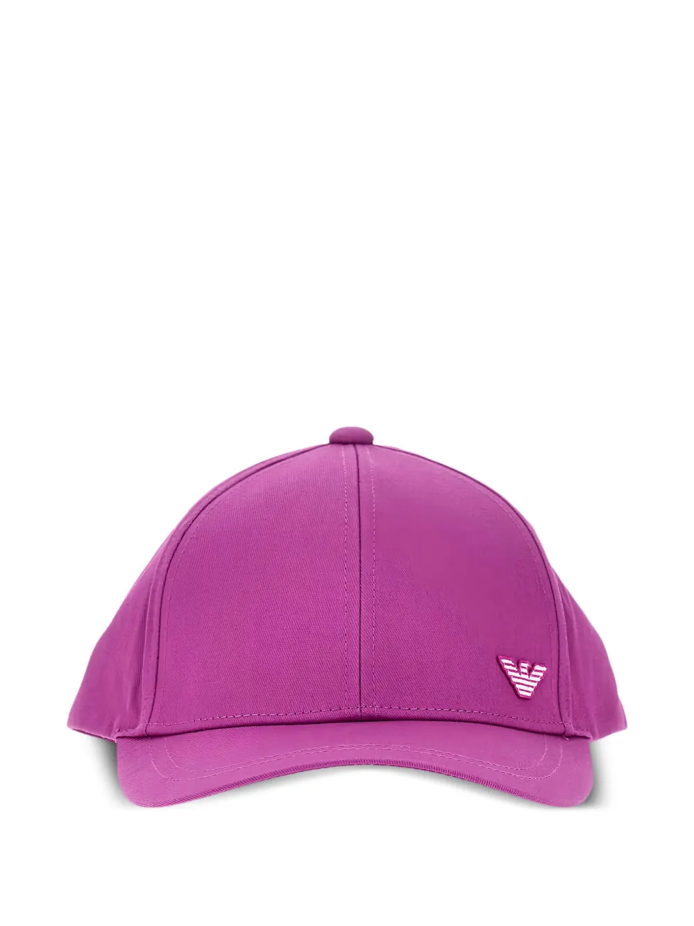 Emporio Armani Honkbalpet met logopatch Paars