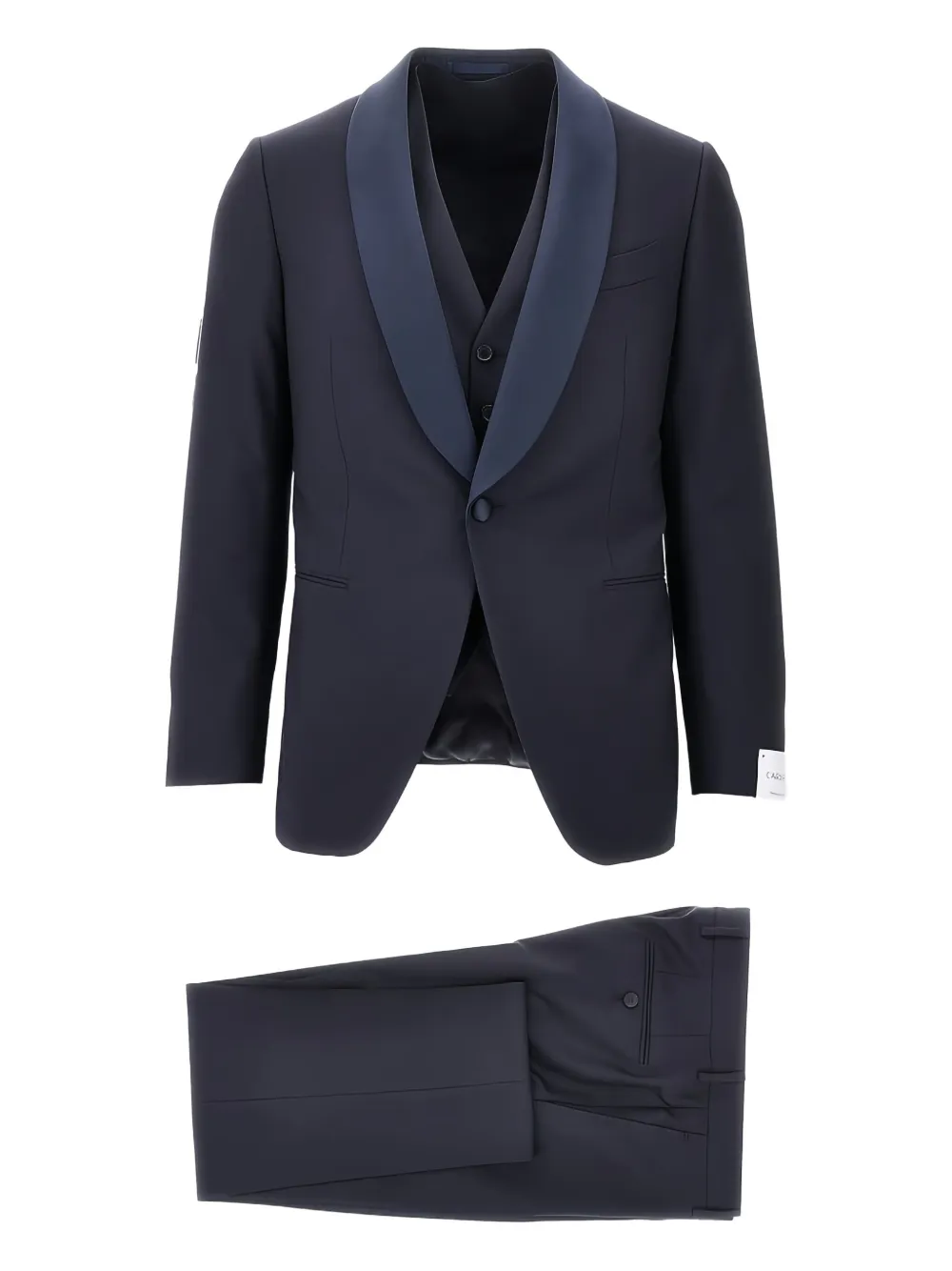 Caruso shawl-lapel tuxedo suit | Blue | Image 1
