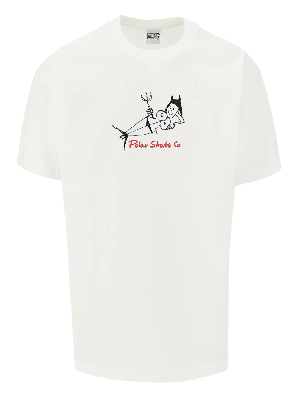 POLAR Devil Woman graphic-print T-shirt | blanco | Image 1