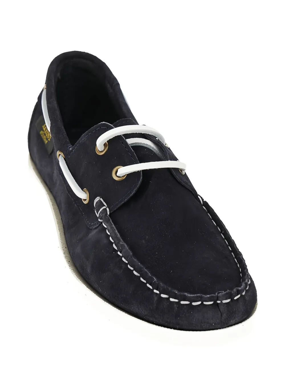 SAXONE OF SCOTLAND suede boat shoes | Image 2