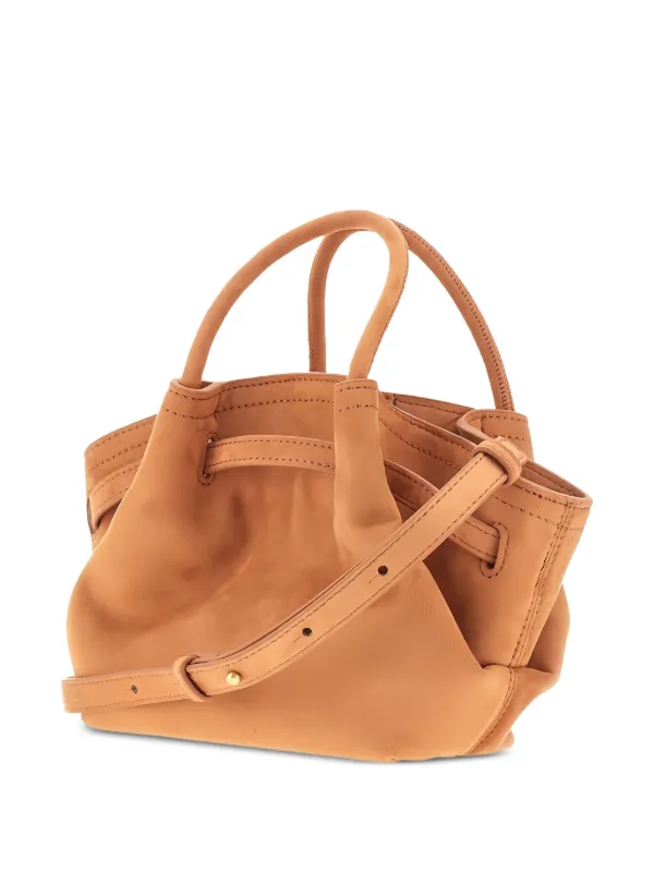 JW Pei Hana Suede Mini Bag | Brown | FARFETCH CA