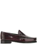 SAXONE OF SCOTLAND patent leather loafers - Red