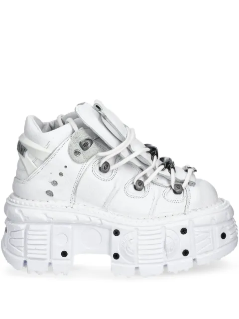NEW ROCK Sneakers con suola rialzata e lacci