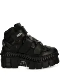 NEW ROCK strap-detail platform sneakers - Black