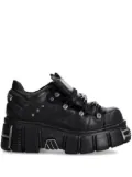 NEW ROCK Metallic M-120N-S26 lace-up platform sneakers - Black