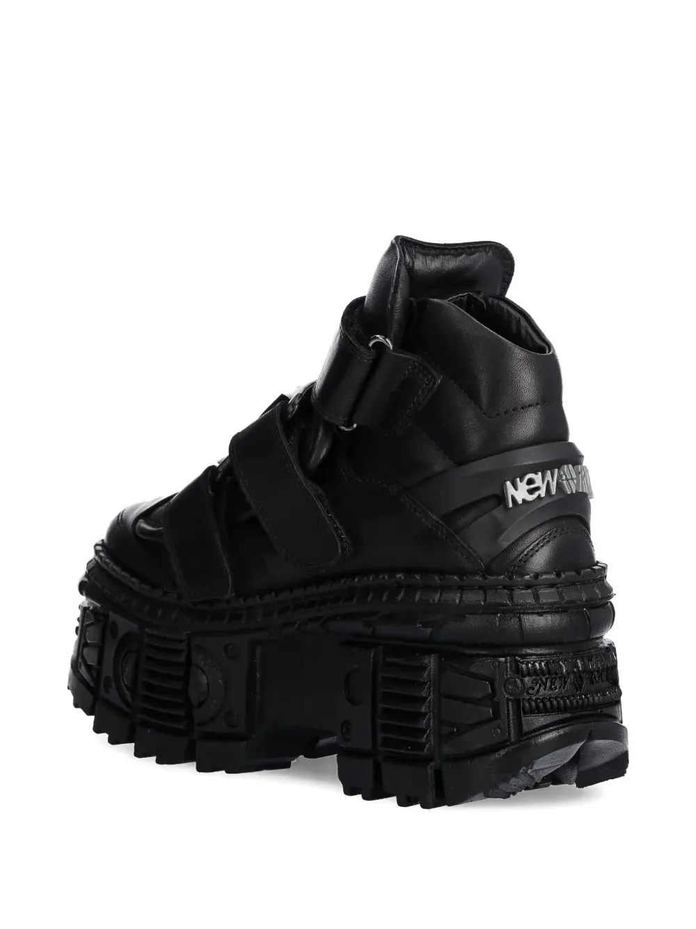 NEW ROCK Laarzen met plateauzool Zwart