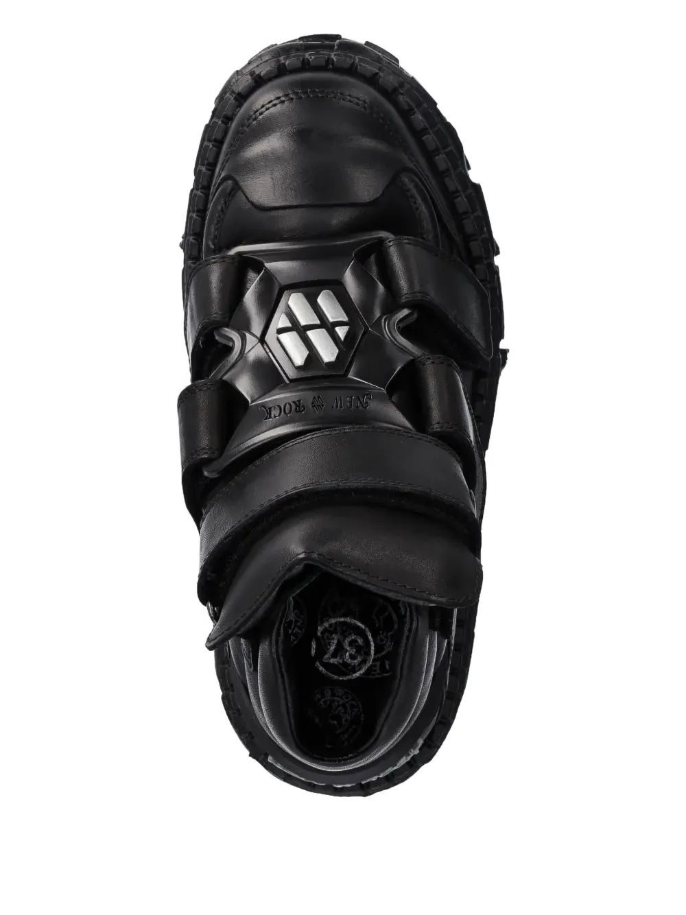 NEW ROCK Laarzen met plateauzool Zwart